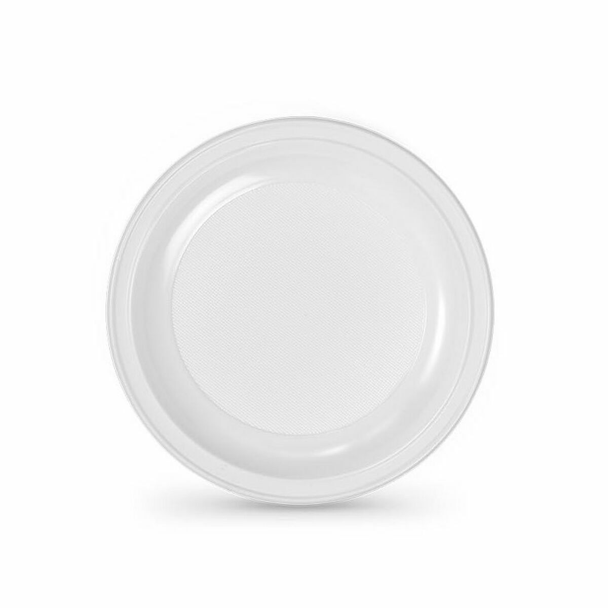 Set of reusable plates Algon White Plastic 22 x 22 x 1,5 cm (24 Units)