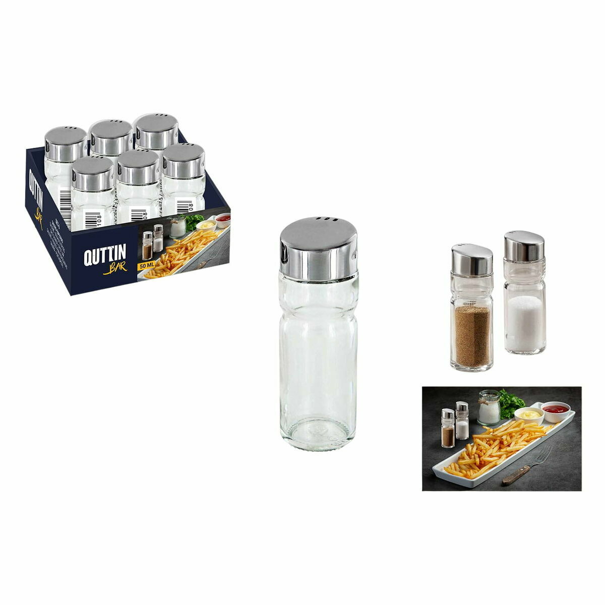 Spice Rack Quttin Bar 50 ml (6 Pieces) (12 Units)