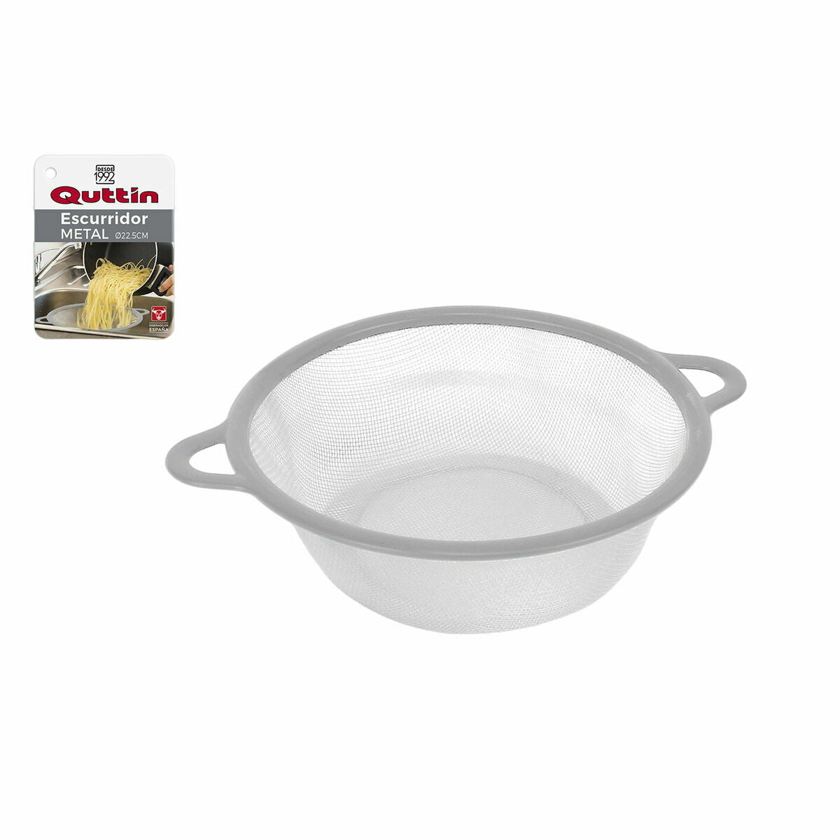 Drainer Quttin Metal Plastic 22,5 cm (24 Units)