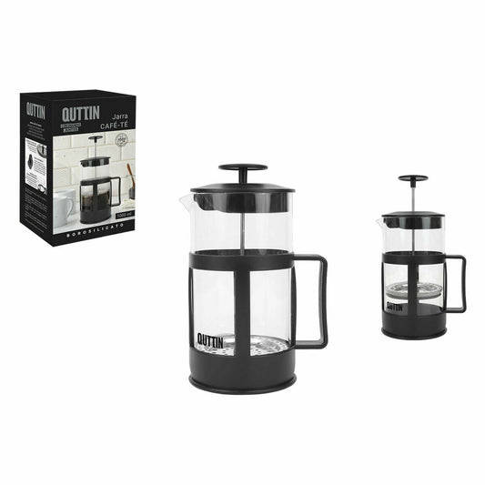 Cafetière with Plunger Quttin 1 L