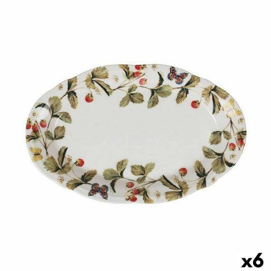 Serving Platter Santa Clara Oval 26 x 16,5 cm (6 Units)