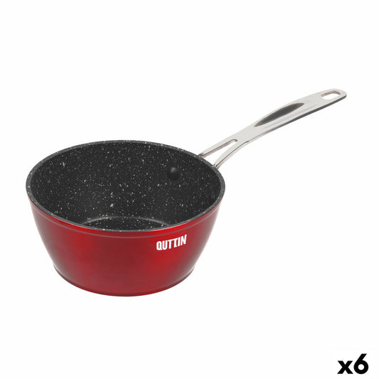 Saucepan Quttin Majestic Red 16,5 x 33,5 cm (6 Units)