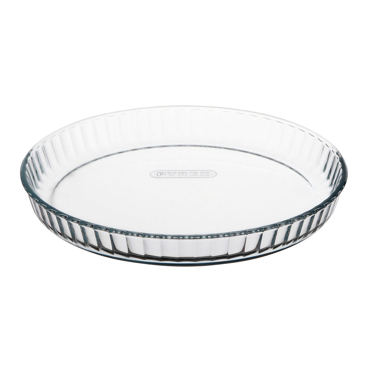 Oven Mould Pyrex Classic Vidrio Circular Flat 27,7 x 27,7 x 3,5 cm Transparent (6 Units)