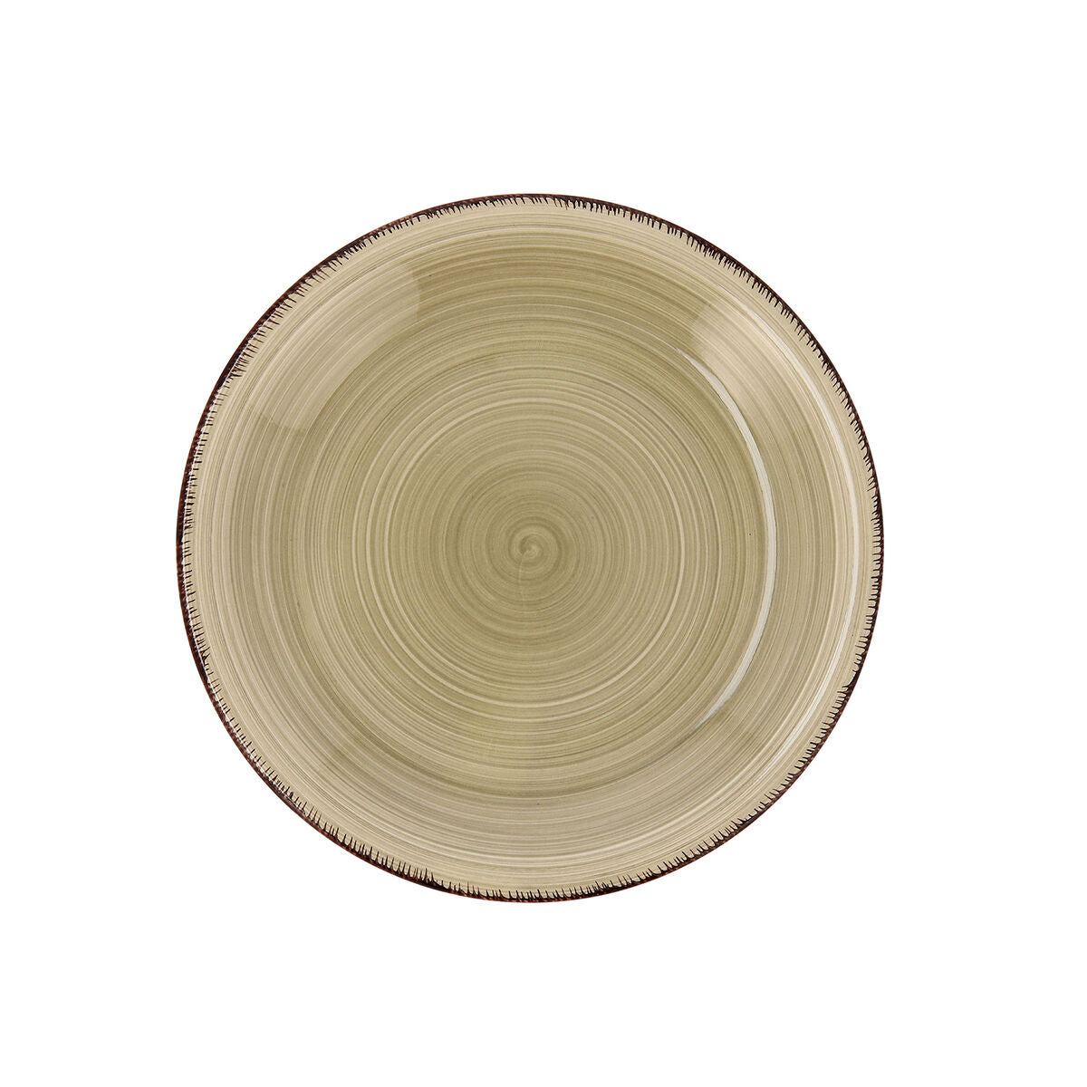 Dessert dish Quid Natura Vita Ceramic Green (19 cm) (12 Units)