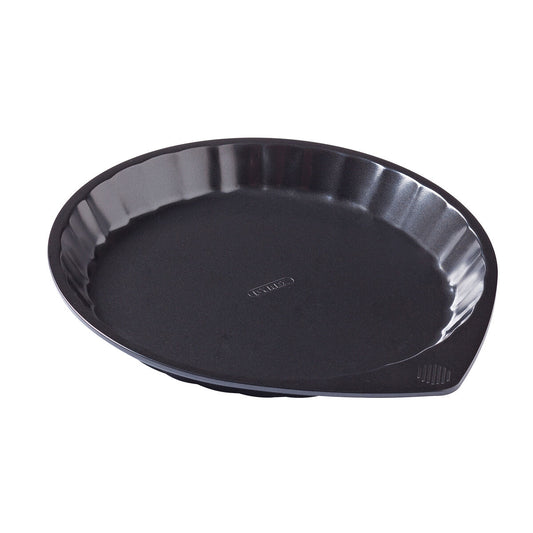 Oven Mould Pyrex Magic Circular Black Flat Ø 27 cm (6 Units)