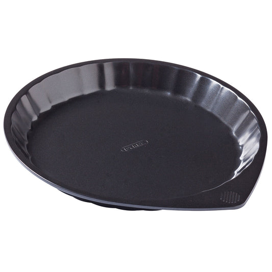 Oven Mould Pyrex Magic Circular Black Flat Ø 30 cm (6 Units)