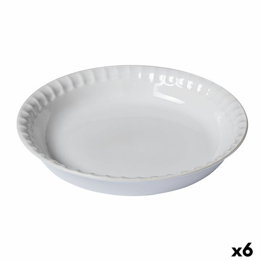 Oven Mould Pyrex Supreme Circular 25,5 x 25,5 x 4 cm White (6 Units)