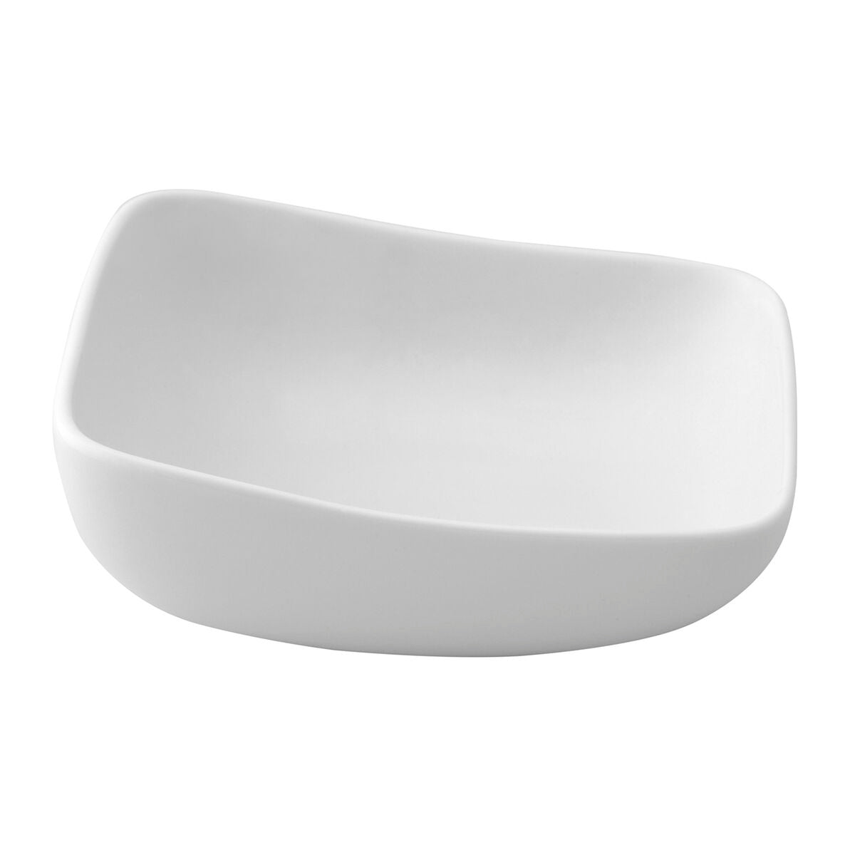 Bowl Ariane Vital Squared Ceramic White (Ø 21 cm) (6 Units)