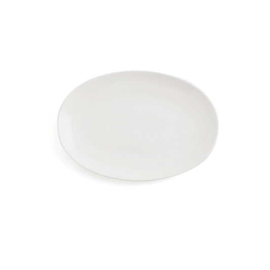 Serving Platter Ariane Vital Coupe Oval White Ceramic Ø 21 cm (12 Units)