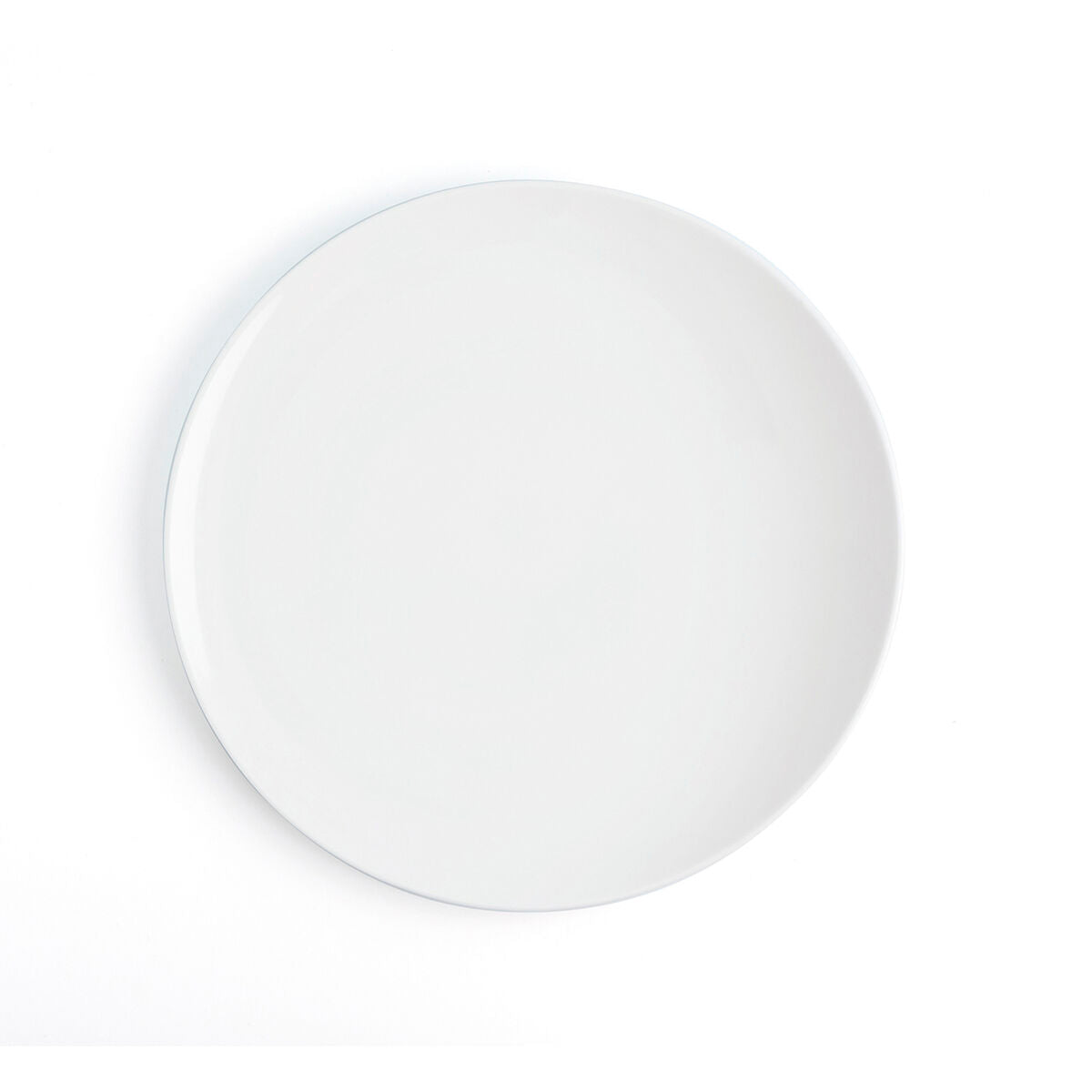 Flat plate Ariane Coupe Ceramic White (Ø 31 cm) (6 Units)