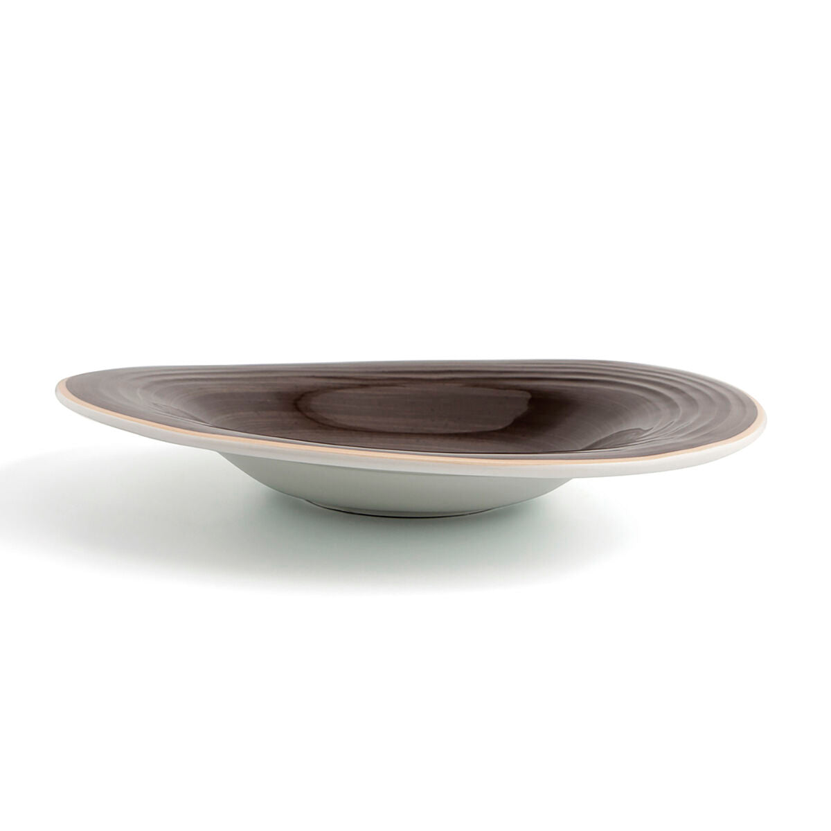 Deep Plate Ariane Terra Ceramic Brown (Ø 29 cm) (6 Units)