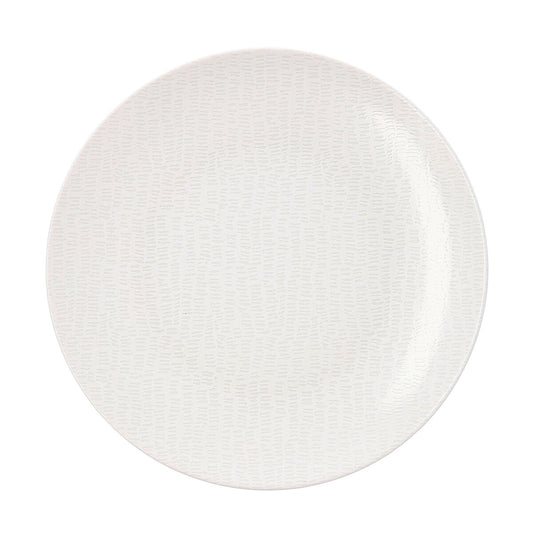 Deep Plate Ariane Coupe Ripple Ceramic White (20 cm) (6 Units)