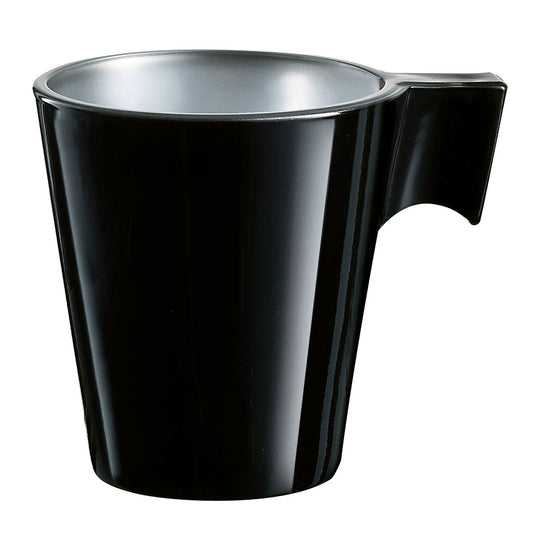 Cup Luminarc Flashy Expresso Black Glass (80 ml) (24 Units)