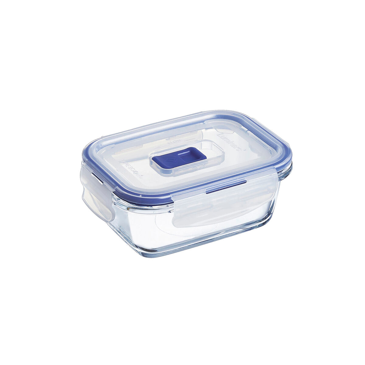 Hermetic Lunch Box Luminarc Pure Box Active 380 ml 12 x 9 cm Bicoloured Glass (6 Units)