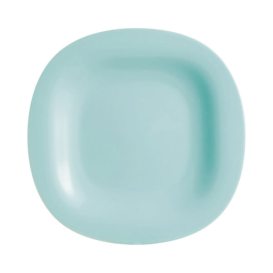 Flat plate Luminarc Carine Turquoise Glass (Ø 27 cm) (24 Units)