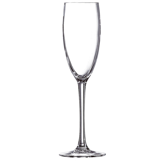 Champagne glass Ebro Transparent Glass (160 ml) (6 Units)