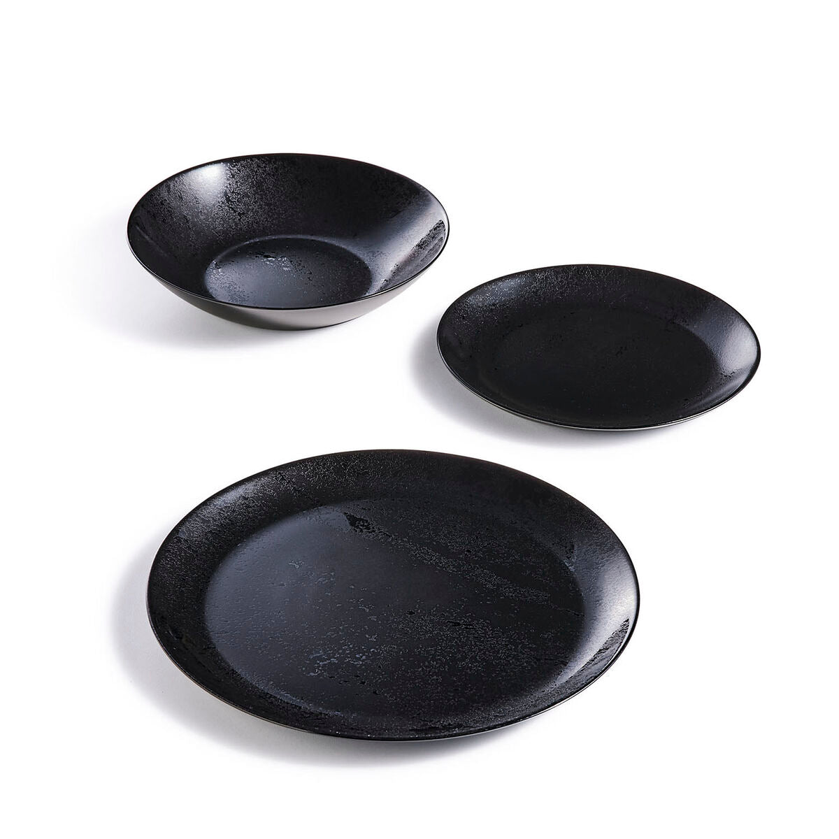 Dessert dish Luminarc Diana Black Glass (19 cm) (24 Units)