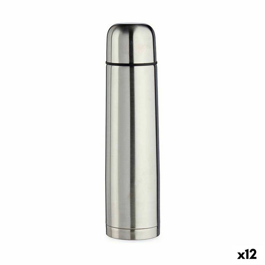 Thermos Silver Stainless steel 1 L (12 Units)