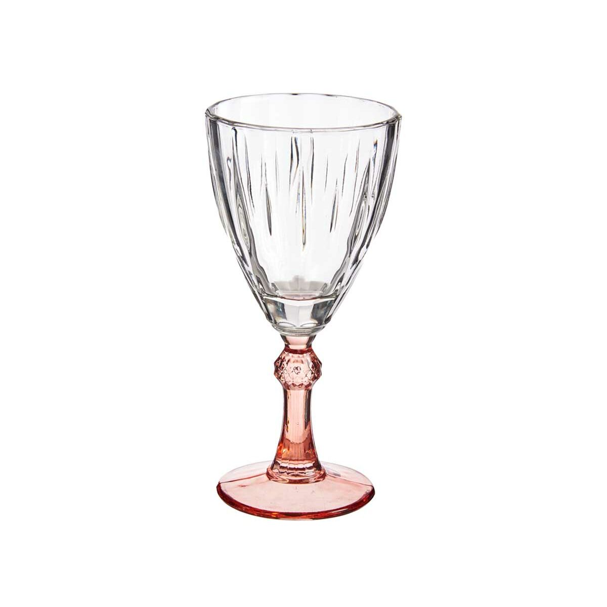 Wine glass Exotic Crystal Salmon 6 Units (275 ml)