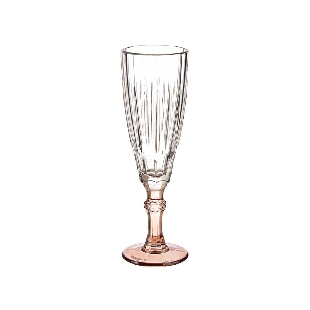 Champagne glass Crystal Brown 6 Units (170 ml)