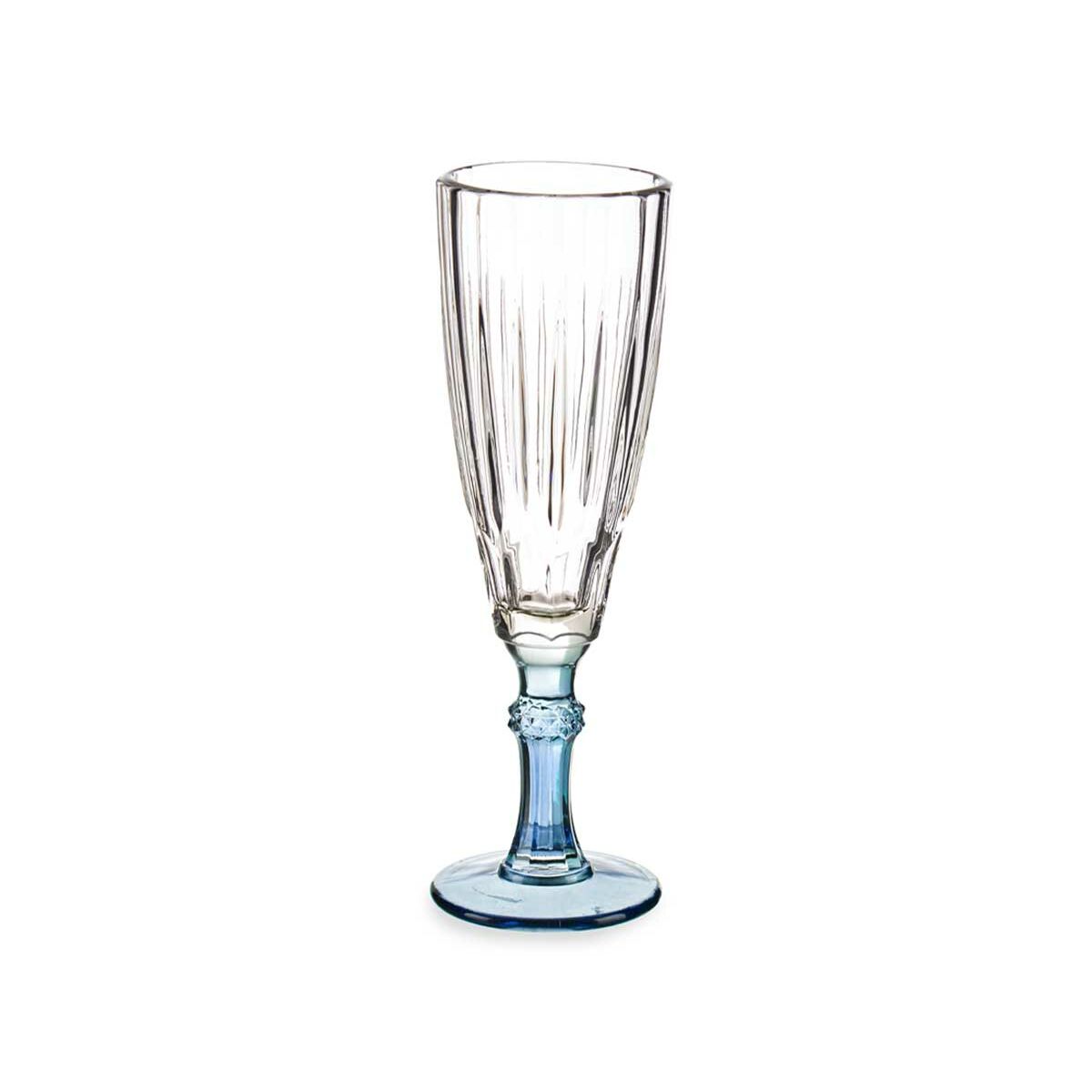 Champagne glass Exotic Crystal Blue 6 Units (170 ml)