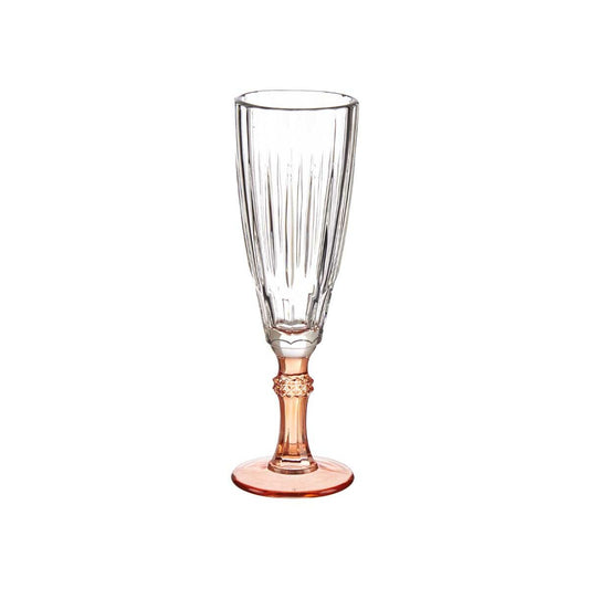 Champagne glass Exotic Crystal Salmon 6 Units (170 ml)