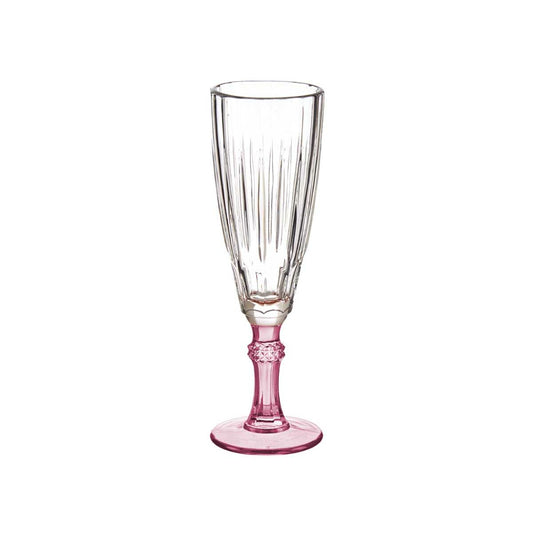 Champagne glass Crystal Pink 6 Units (170 ml)