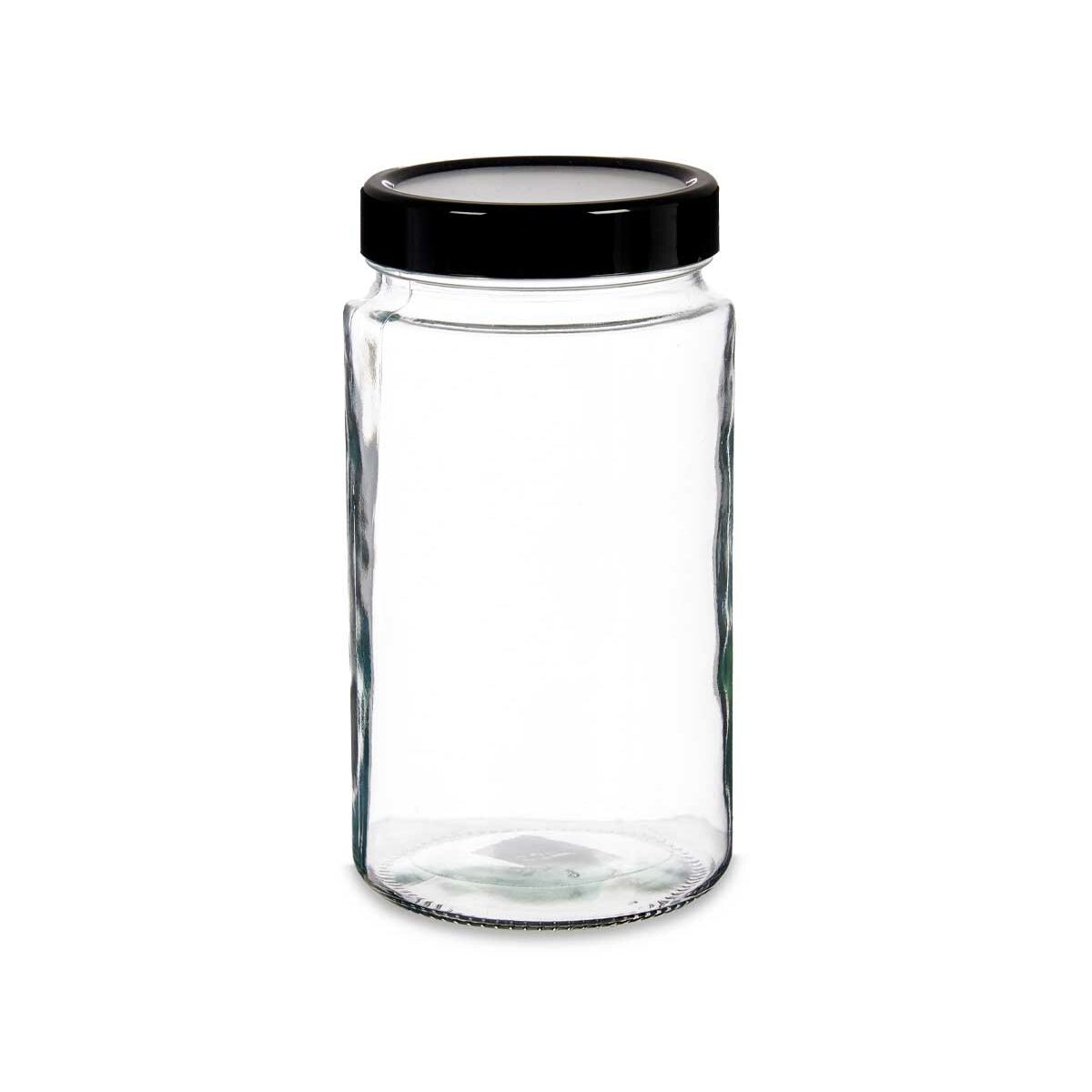 Tin Black Transparent Glass polypropylene (2 L) (12 Units)