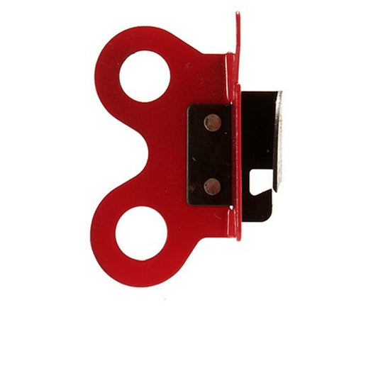 Tin opener Red Black Steel (5 x 6,7 x 2,5 cm) (12 Units)