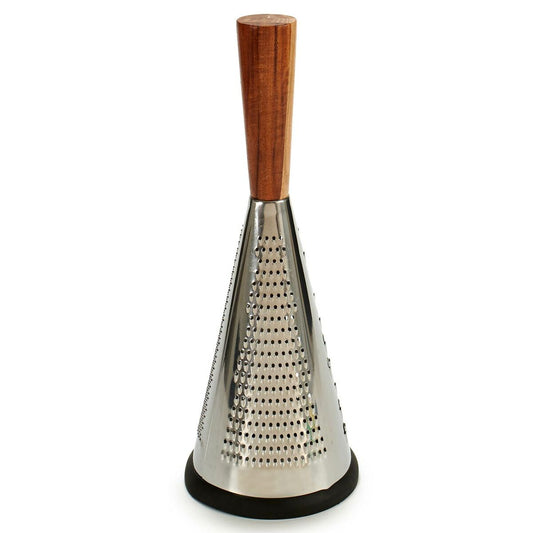 Grater Multiple Conical Wood Stainless steel 13 x 34,5 x 13 cm (12 Units)