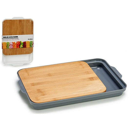 Cutting board Recipiente Bamboo 25 x 4 x 37,5 cm (12 Units)