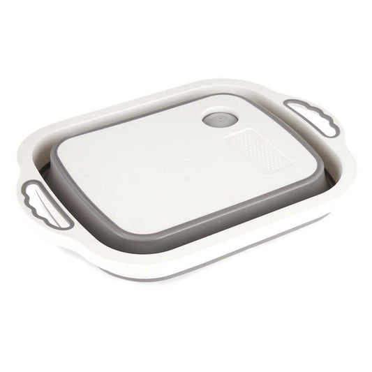 Cutting board Strainer White Grey Plastic Thermoplastic 29,8 x 5 x 40 cm (12 Units)