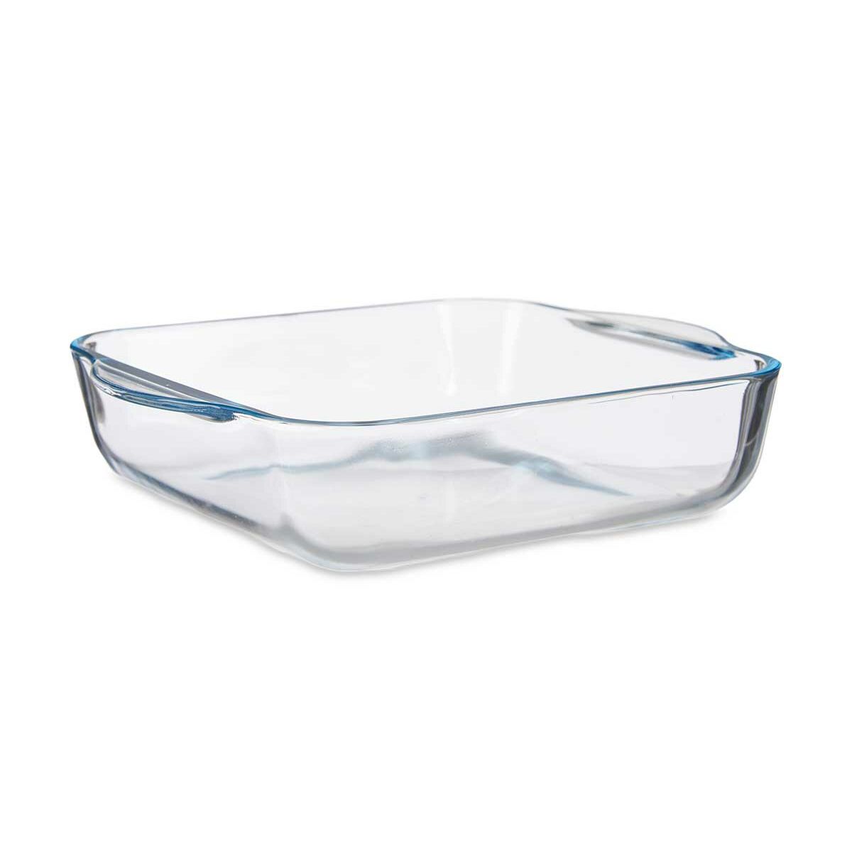 Baking tray Transparent Borosilicate Glass 21,5 x 6 x 25,5 cm (6 Units)