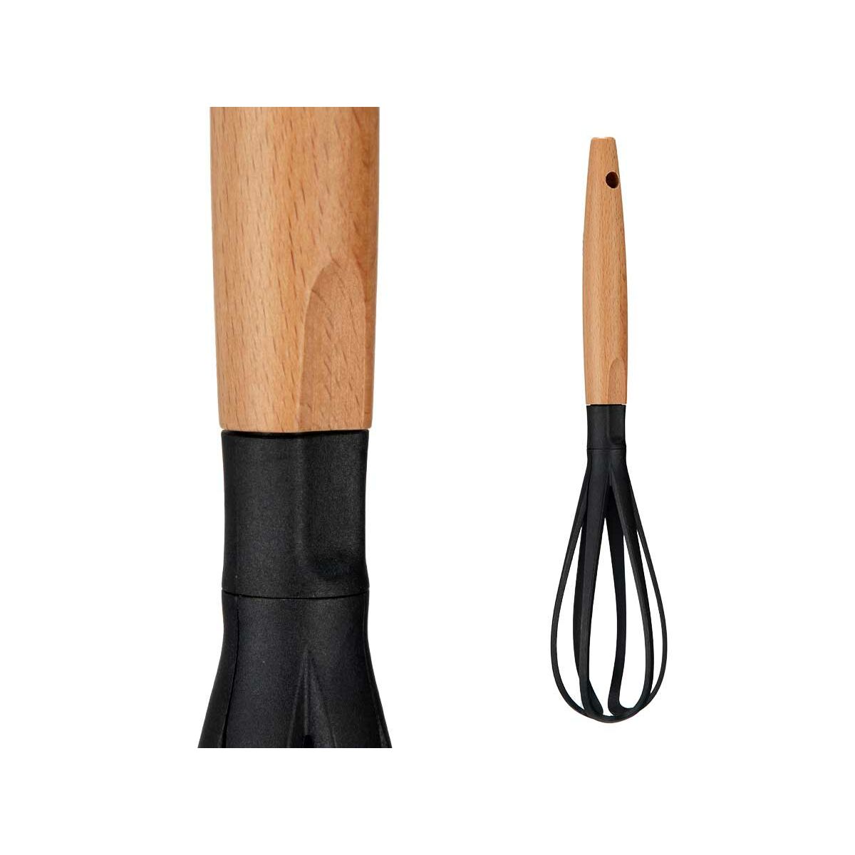 Manual Whisk Wood 6,5 x 31 x 6 cm (12 Units)