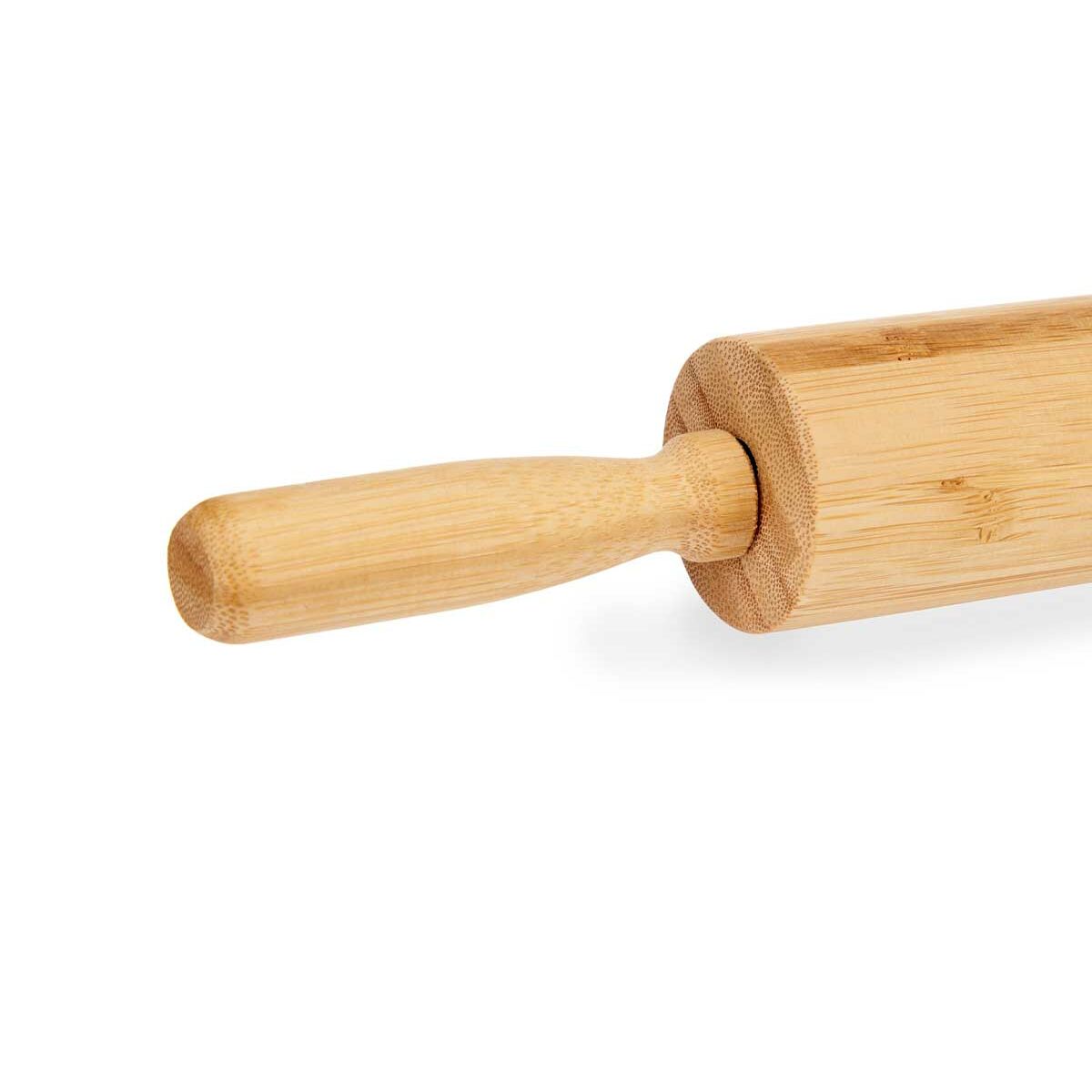 Rolling Pin Bamboo 45 x 5 x 5 cm (12 Units)