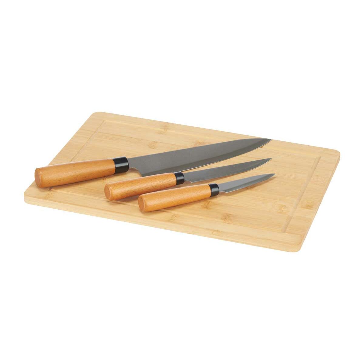 Knife Set Cutting board Cheese Bamboo (6 Units)