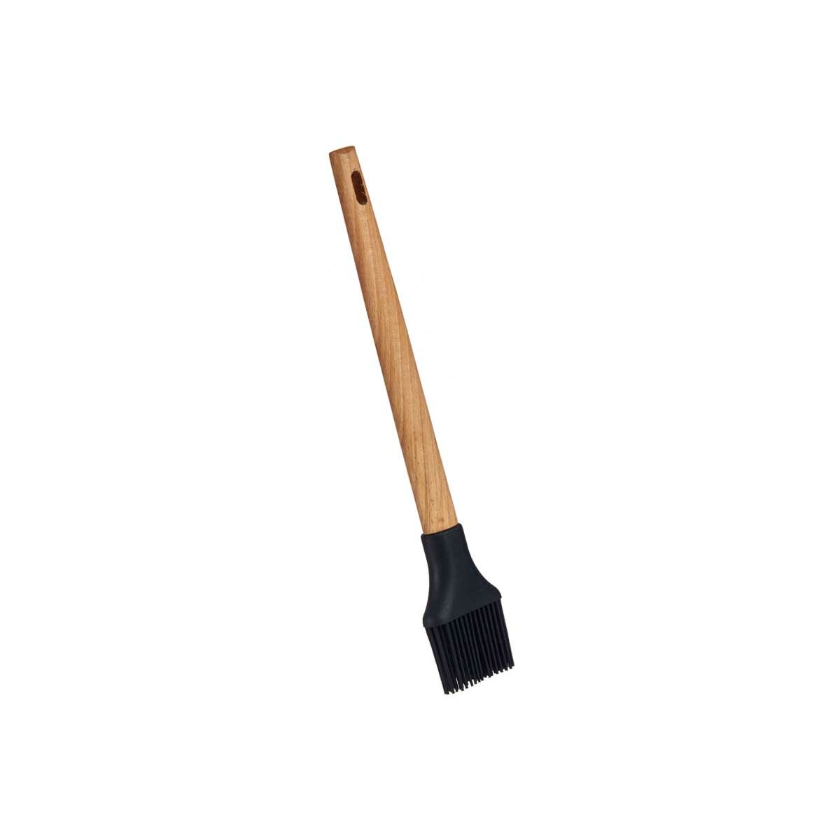 Silicone Pastry Brush Black beech wood 5 x 1,8 x 28 cm (48 Units)