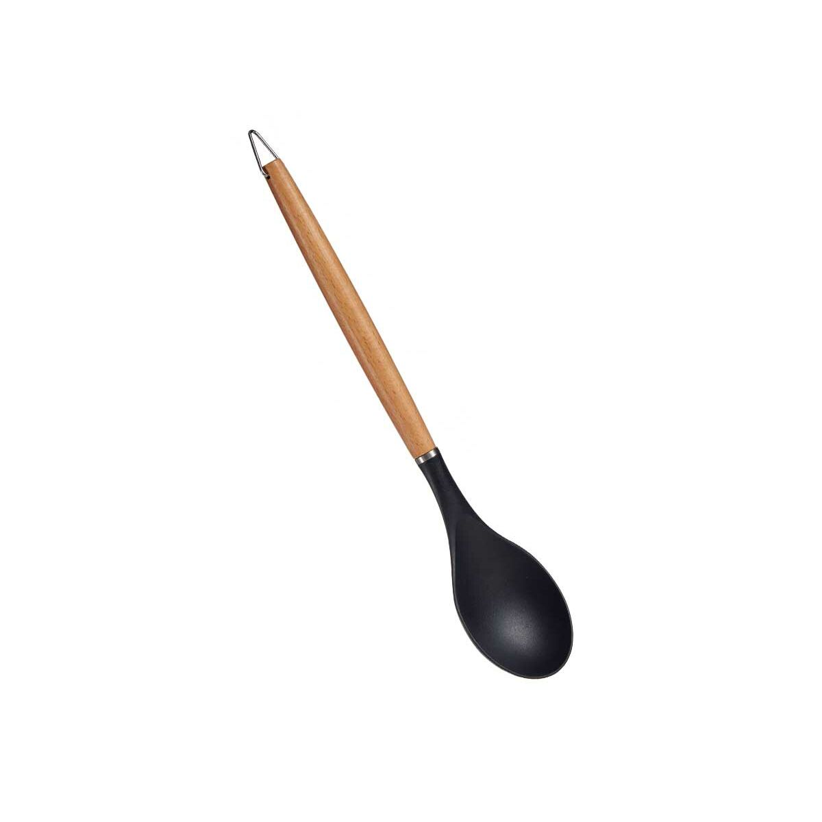 Ladle Black Nylon beech wood 7 x 2 x 32,5 cm (48 Units)