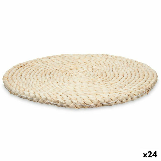 Table Mat Natural Esparto grass 25 x 25 x 2 cm (24 Units)