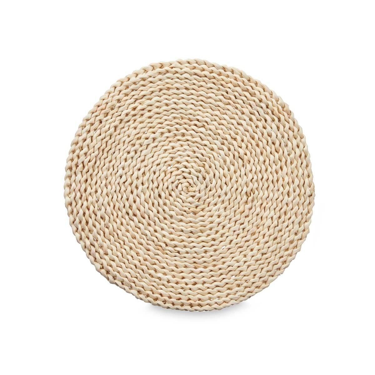 Table Mat Natural Esparto grass 30 x 30 x 2 cm (24 Units)