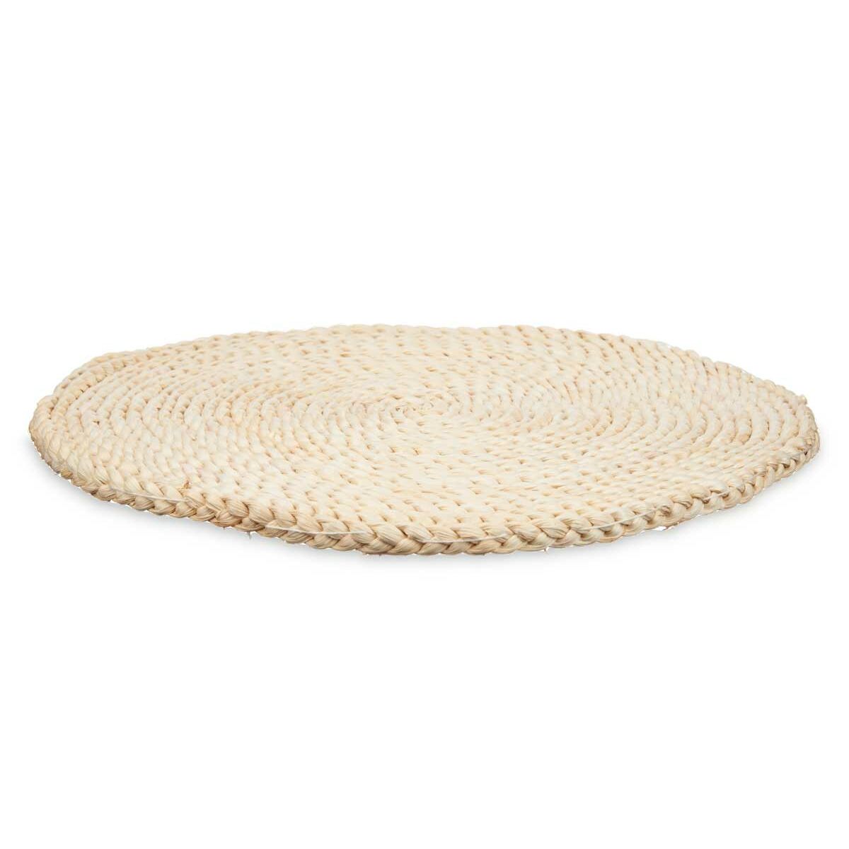 Table Mat Natural Esparto grass 35 x 35 x 2 cm (12 Units)