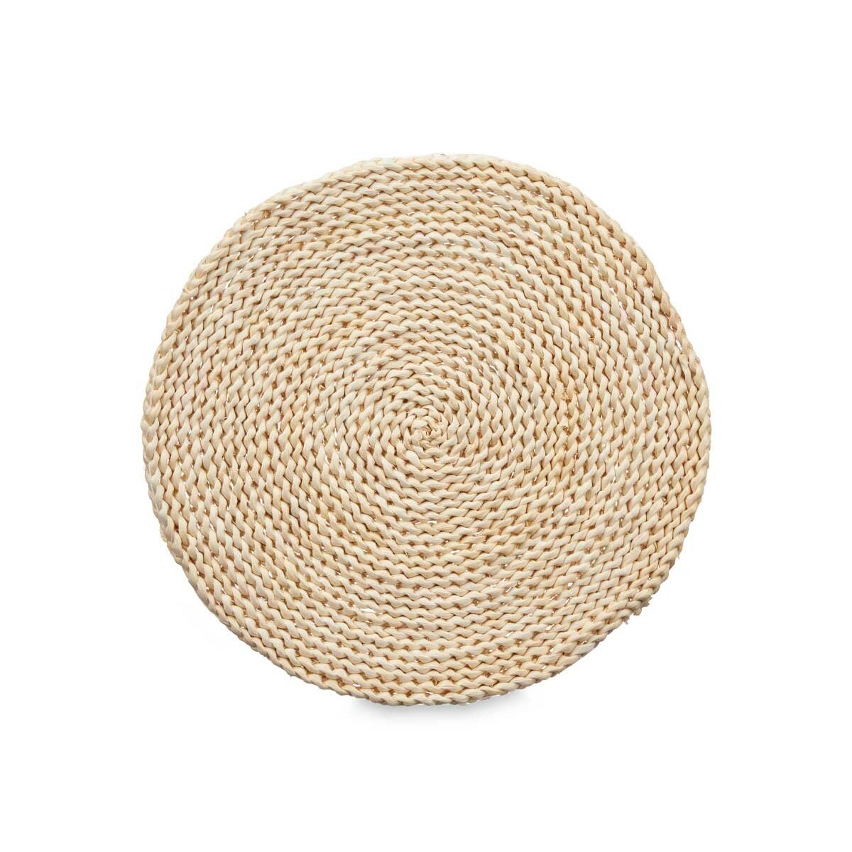 Table Mat Natural Esparto grass 35 x 35 x 2 cm (12 Units)