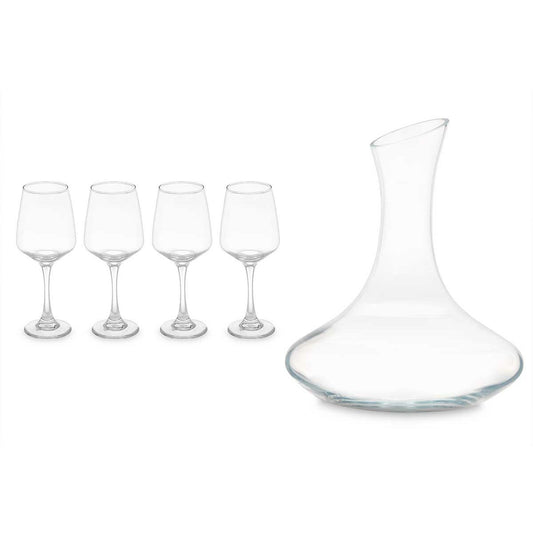 Wine Gift Set Transparent Glass 420 ml 1,8 L (2 Units)