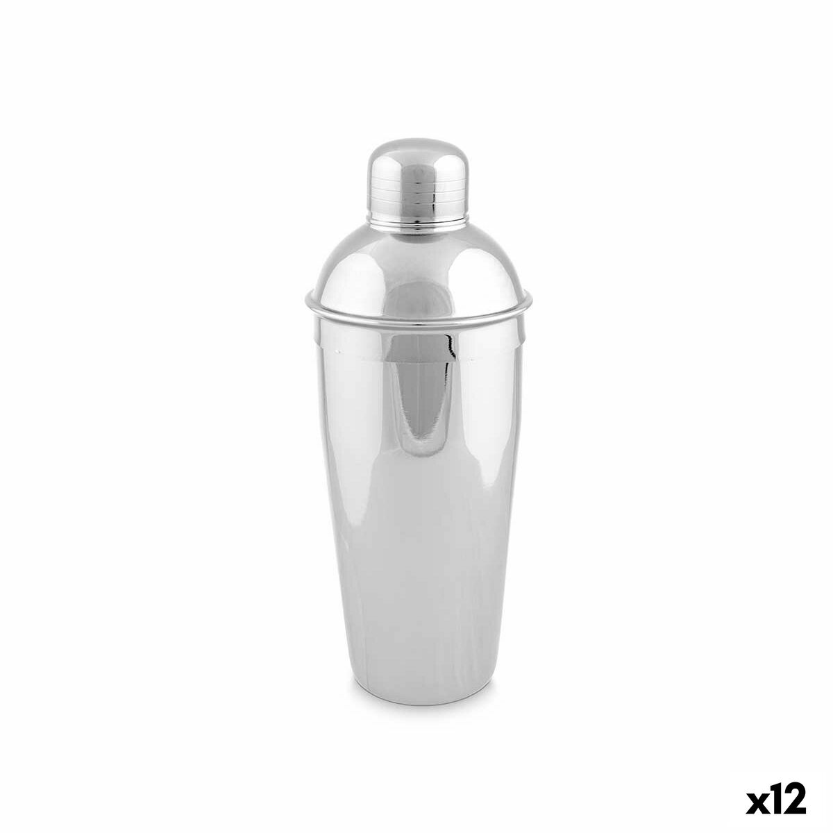 Cocktail Maker Silver Steel 750 ml (12 Units)