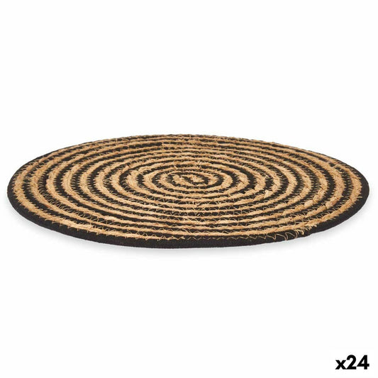 Table Mat Black Cotton Marine algae (24 Units)