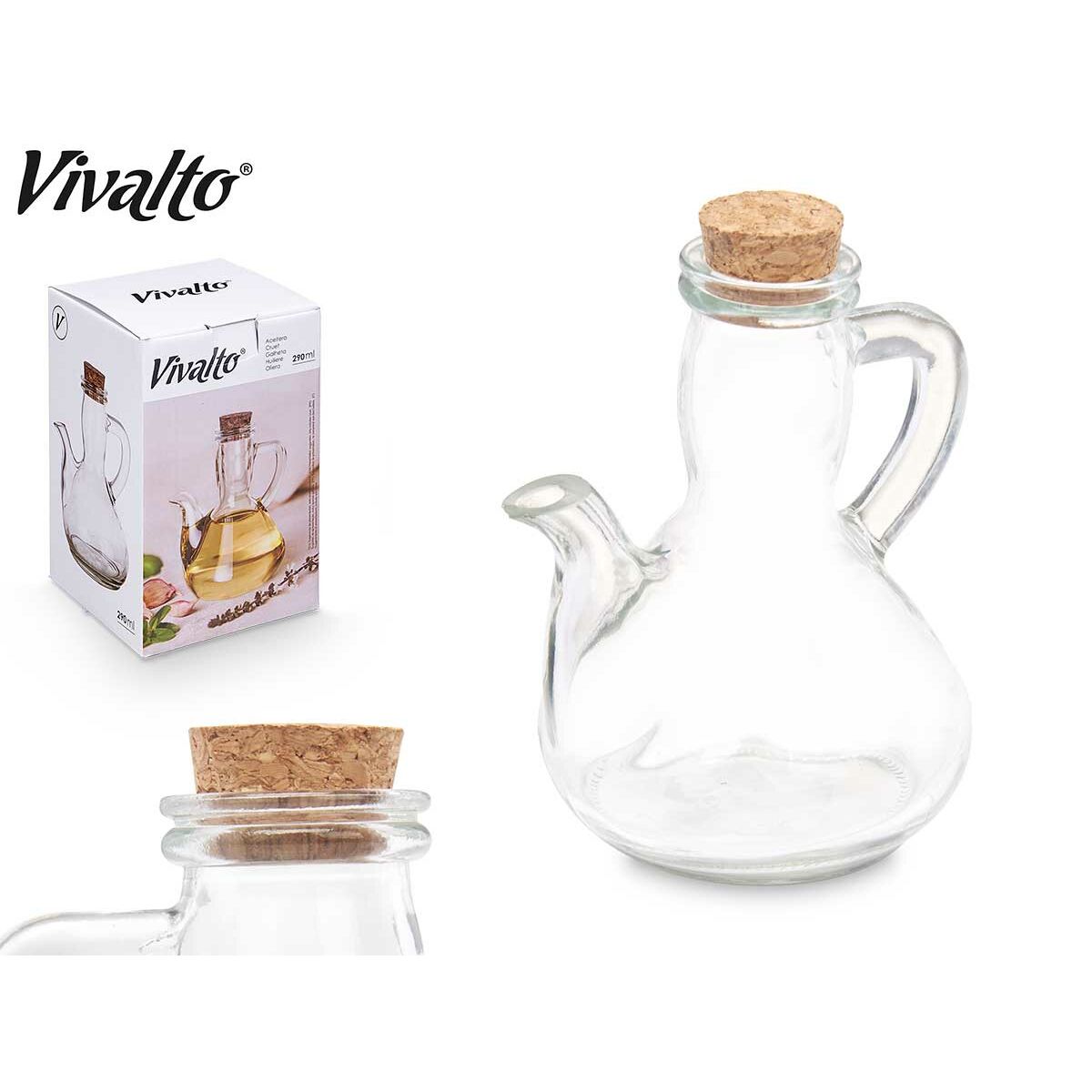 Cruet Transparent Glass (24 Units)