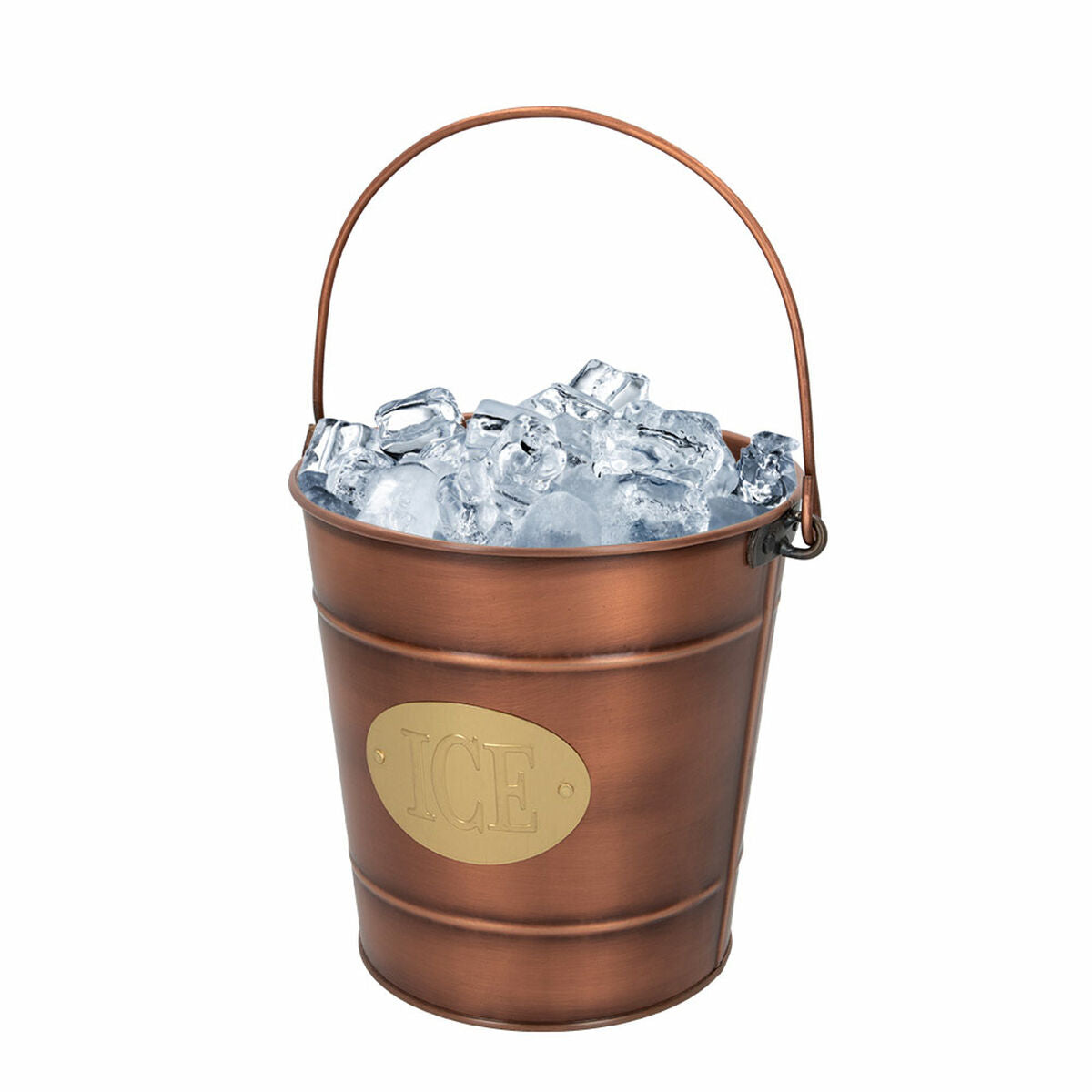 Ice Bucket Aktive Ice Copper Galvanised Steel 5 L 26,5 x 25,5 x 23,5 cm (6 Units)