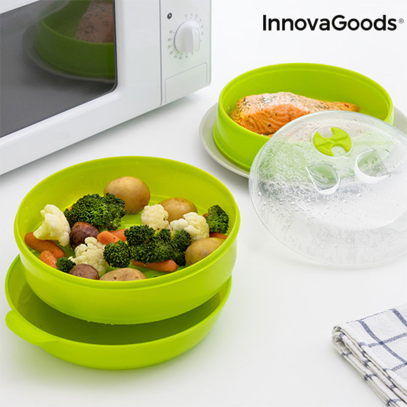 Microwave Double Steamer Codowave InnovaGoods