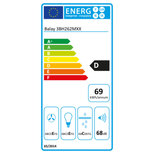Conventional Hood Balay 3BH262MXX (60 cm)
